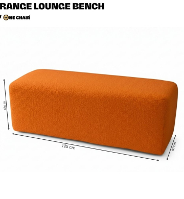 Ghế Sofa Băng Lounge Màu Cam – Điểm Nhấn Năng Động Cho Không Gian Sự Kiện
