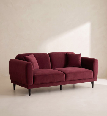 Double Sofa – Burnt Orange