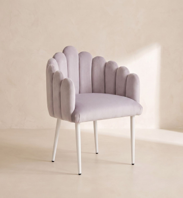 Bloom Accent Chair – Soft Lilac