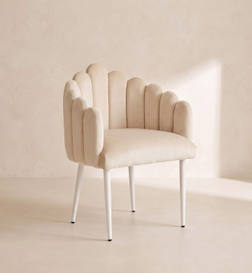 Bloom Accent Chair – Champagne