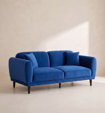 Double Sofa – Cobalt Blue