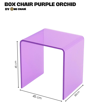 BOX CHAIR MÀU PURPLE ORCHID – NGHỆ THUẬT VÀ PHONG CÁCH
