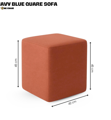 Ghế Sofa Đôn Vuông Màu Terracotta – Ấm Áp & Độc Đáo Cho Decor Sự Kiện Boho Rustic