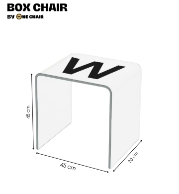 BOX CHAIR CHỮ W – Cá Tính & Mạnh Mẽ Trong Từng Đường Nét