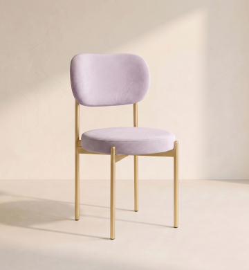 Velvet Chair – Soft Lilac