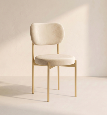 Velvet Chair – Champagne
