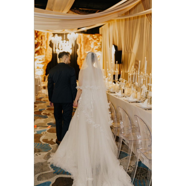Luxury Wedding | Vẻ Đẹp Trong Suốt Trong Không Gian Tiệc Cưới Ánh Nến Sang Trọng