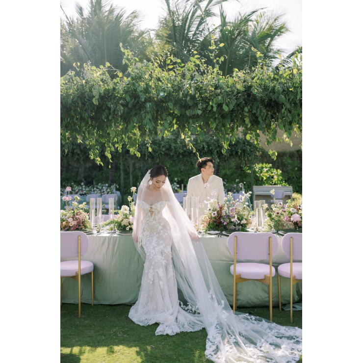 Luxury Wedding | Lễ Cưới Giữa Khu Vườn Xanh Thanh Khiết – Nơi Hoa, Biển Và Ánh Nắng Gặp Gỡ