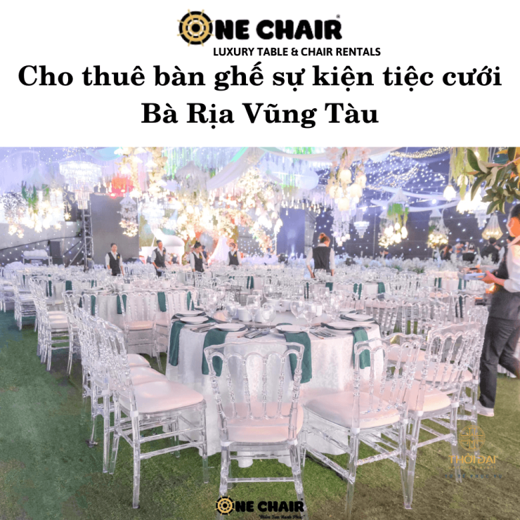 Cho thuê bàn ghế sự kiện tiệc cưới Bà Rịa Vũng Tàu