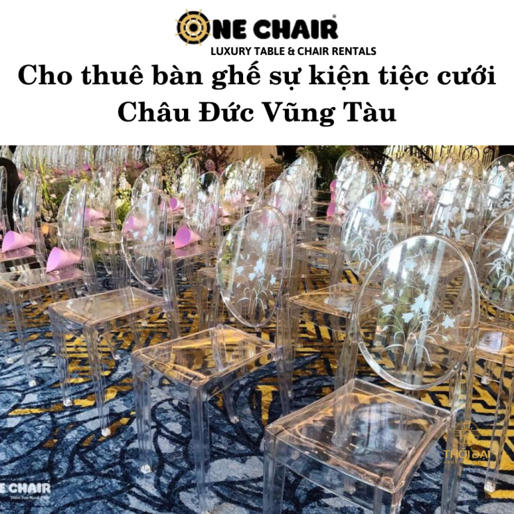 Cho thuê bàn ghế sự kiện tiệc cưới Châu Đức Vũng Tàu