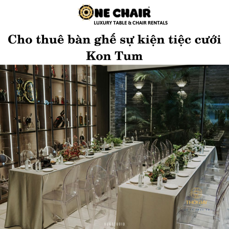 cho thuê bàn ghế sự kiện tiệc cưới tại Kon Tum