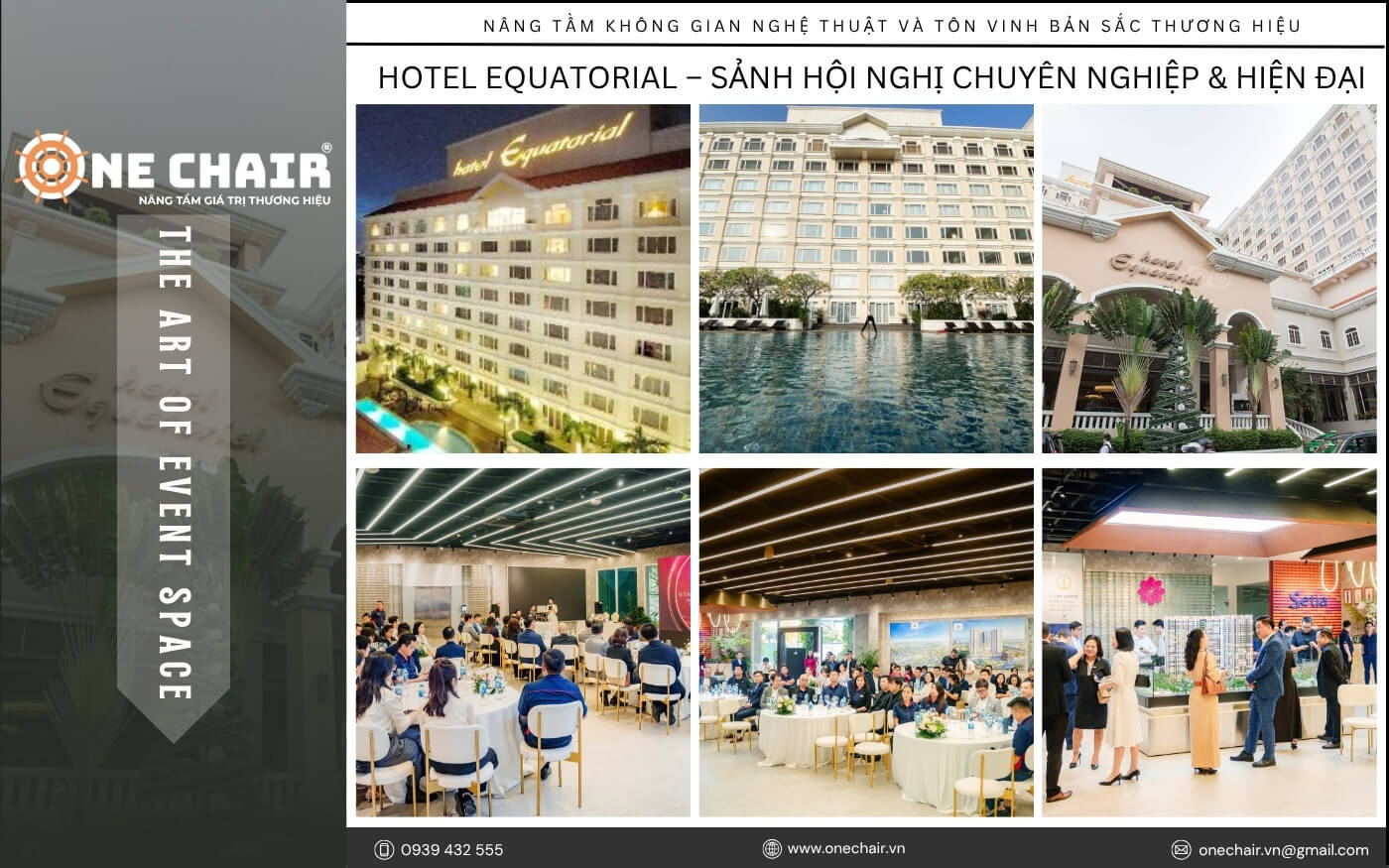 Hình 25: Hotel Equatorial sảnh hội nghị chuyên nghiệp và hiện đại tại TP.HCM