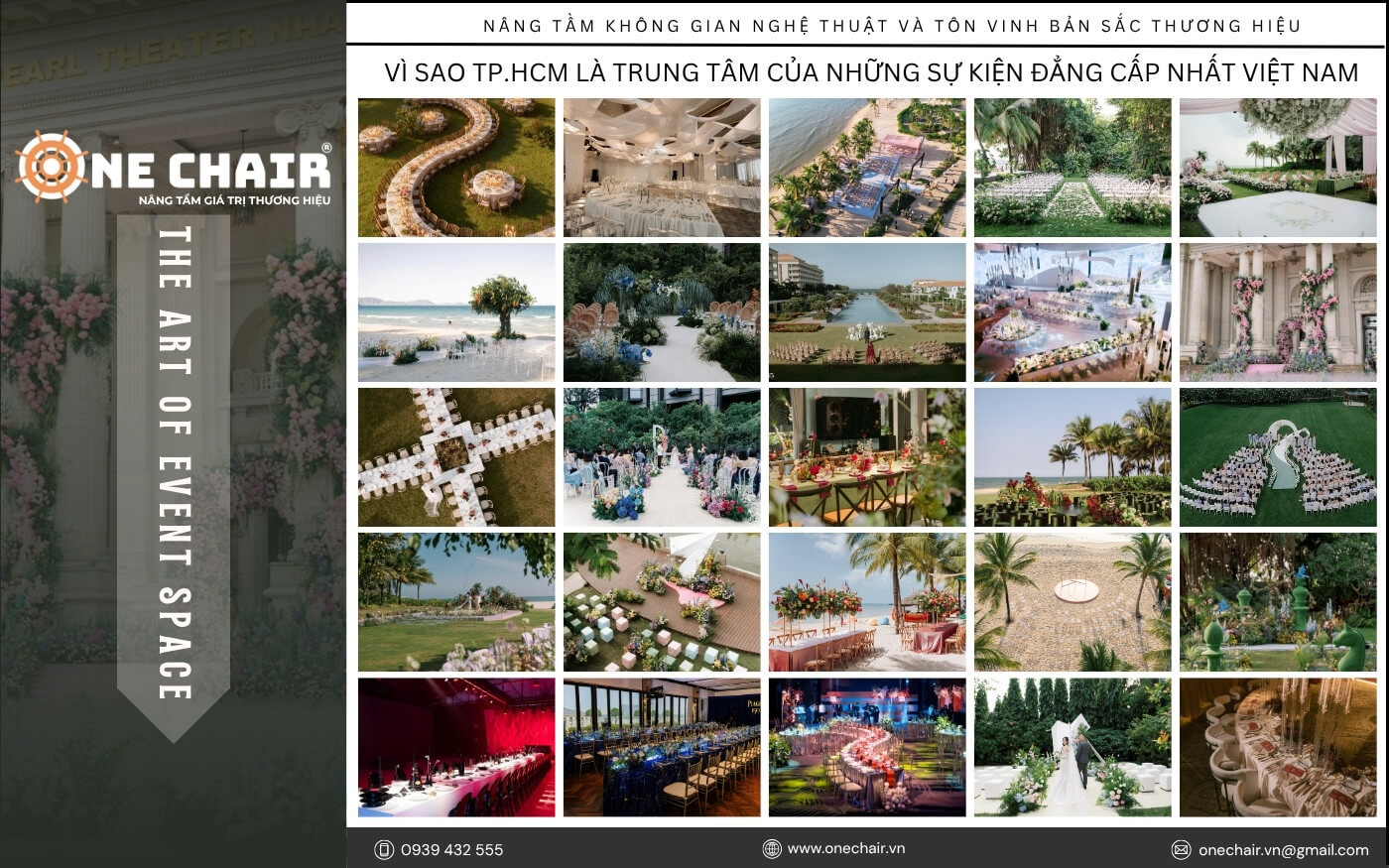 Hình 2: Vì sao TP.HCM là trung tâm của những sự kiện đẳng cấp nhất Việt Nam với bàn ghế sự kiện cao cấp ONE CHAIR cho thuê ghế sự kiện