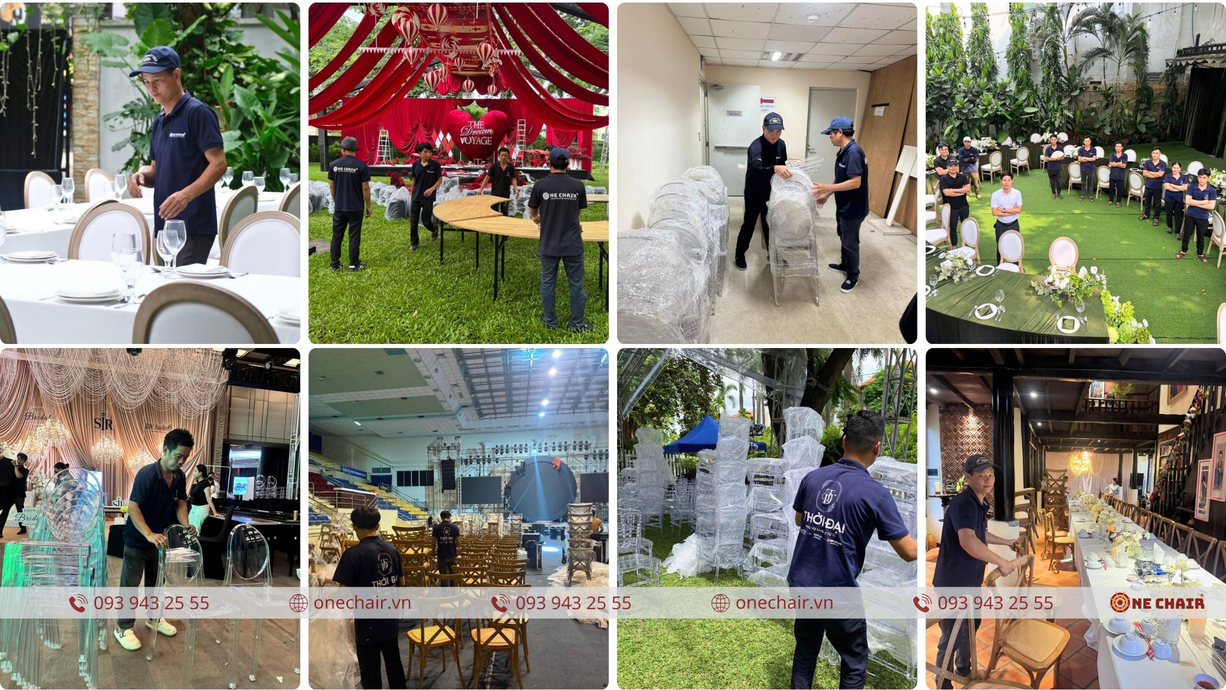 Đội ngũ ONE CHAIR tư vấn concept cá nhân hoá cho cặp đôi