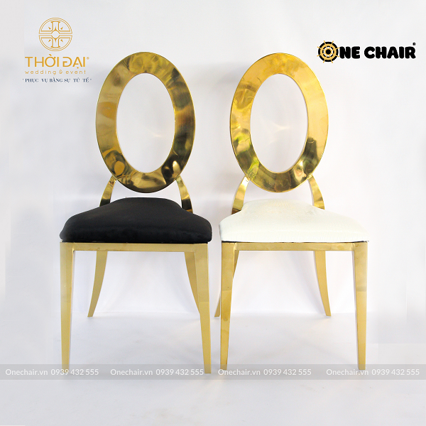 Hình 2: Ghế Louis mạ vàng có 2 màu 