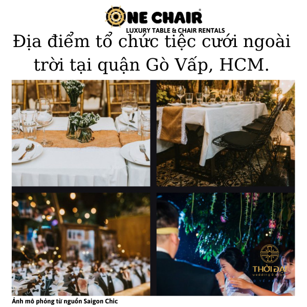 Hình 5: Cho thuê ghế sự kiện tiệc cưới chiavari cao cấp tại Saigon Chic, Quận Gò Vấp, HCM.