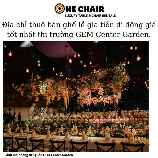 Hình 7: ONE CHAIR cho thuê ghế gia tiên crossback giá tốt nhất thị trường Gen Center Garden.