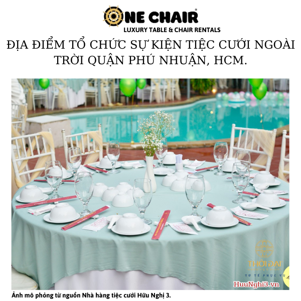  Hình 2. Cho thuê ghế sự kiện chiavari đám cưới cao cấp tại Nhà hàng tiệc cưới Hữu Nghị 3 Quận Phú Nhuận, Tp. HCM