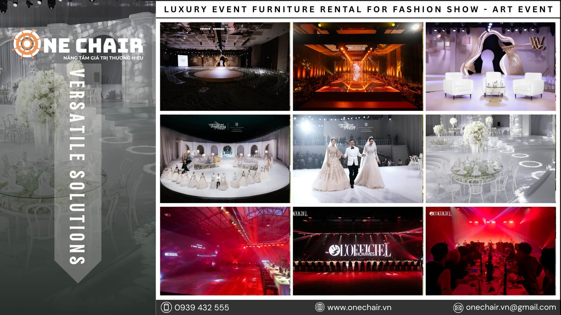 cho thuê bàn ghế sự kiện cao cấp trọn gói TP.HCM cho fashion show 4