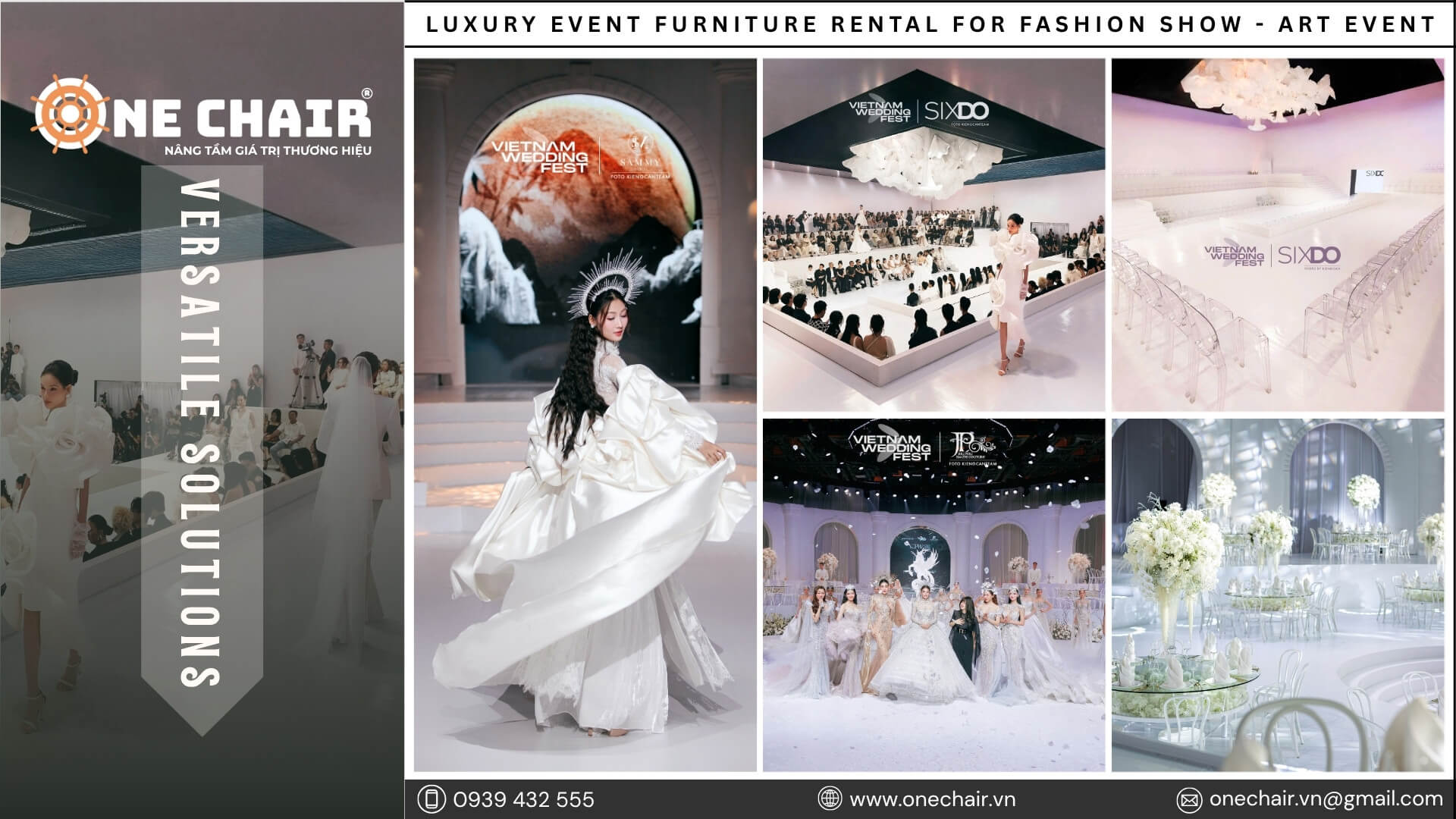 thuê bàn ghế trọn gói cho sự kiện fashion show tại tphcm 10