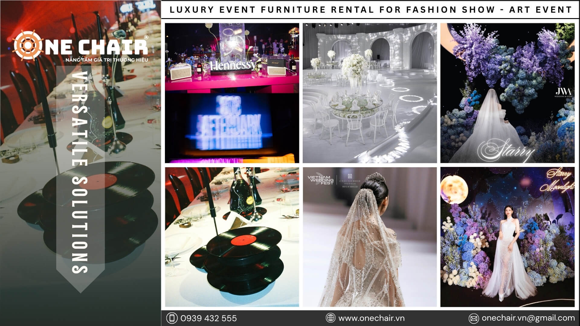 cho thuê bàn ghế sự kiện cao cấp trọn gói TP.HCM cho fashion show 2