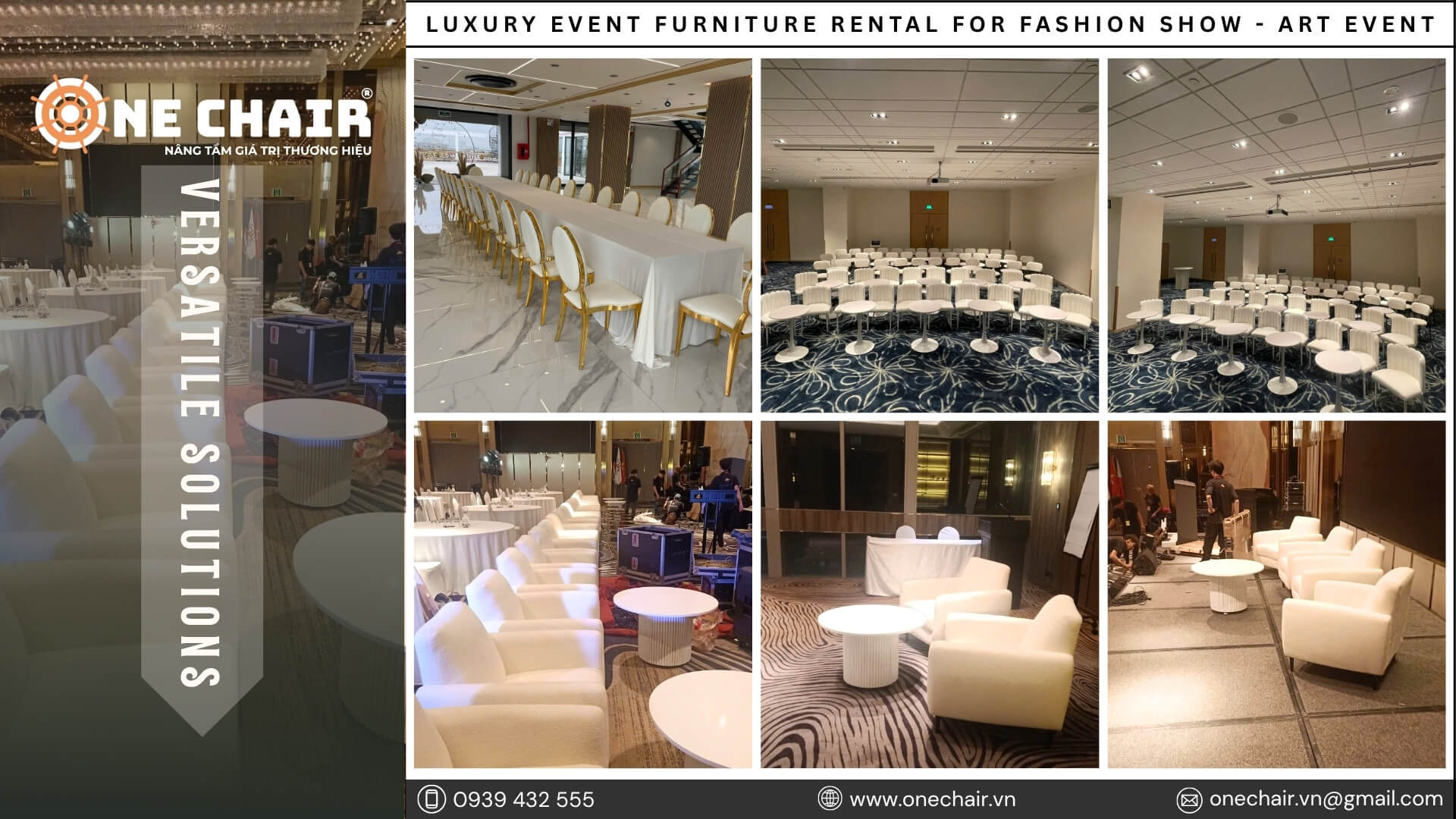dịch vụ cho thuê bàn ghế cao cấp cho sự kiện Fashion show, runway tại TP.HCM 8