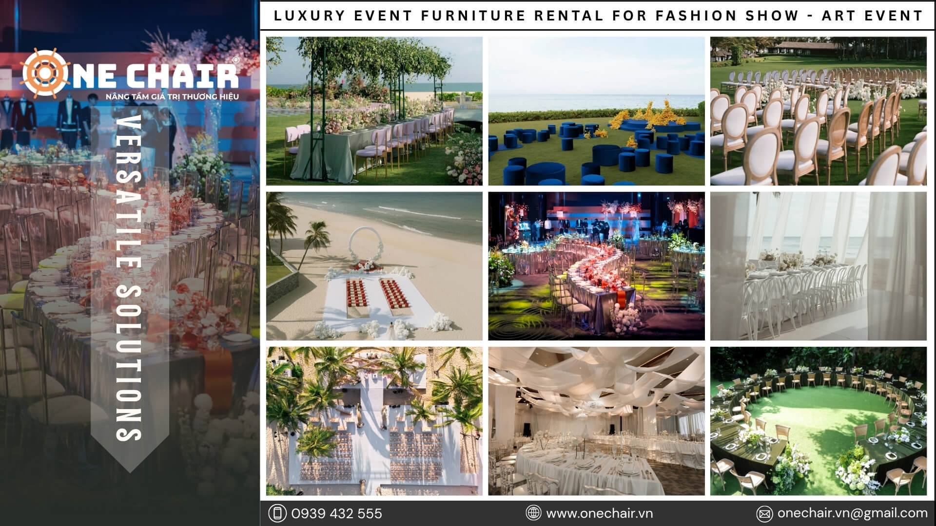dịch vụ cho thuê bàn ghế cao cấp cho sự kiện Fashion show, runway tại TP.HCM 6