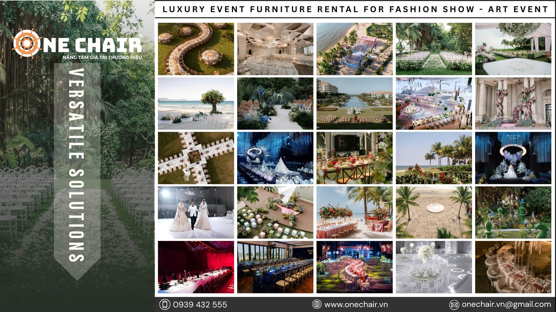 dịch vụ cho thuê bàn ghế cao cấp cho sự kiện Fashion show, runway tại TP.HCM 4