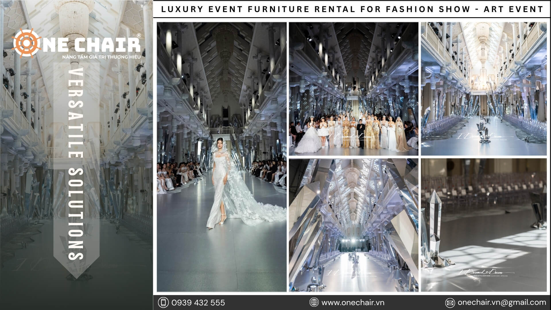 thuê bàn ghế trọn gói cho sự kiện fashion show tại tphcm 9