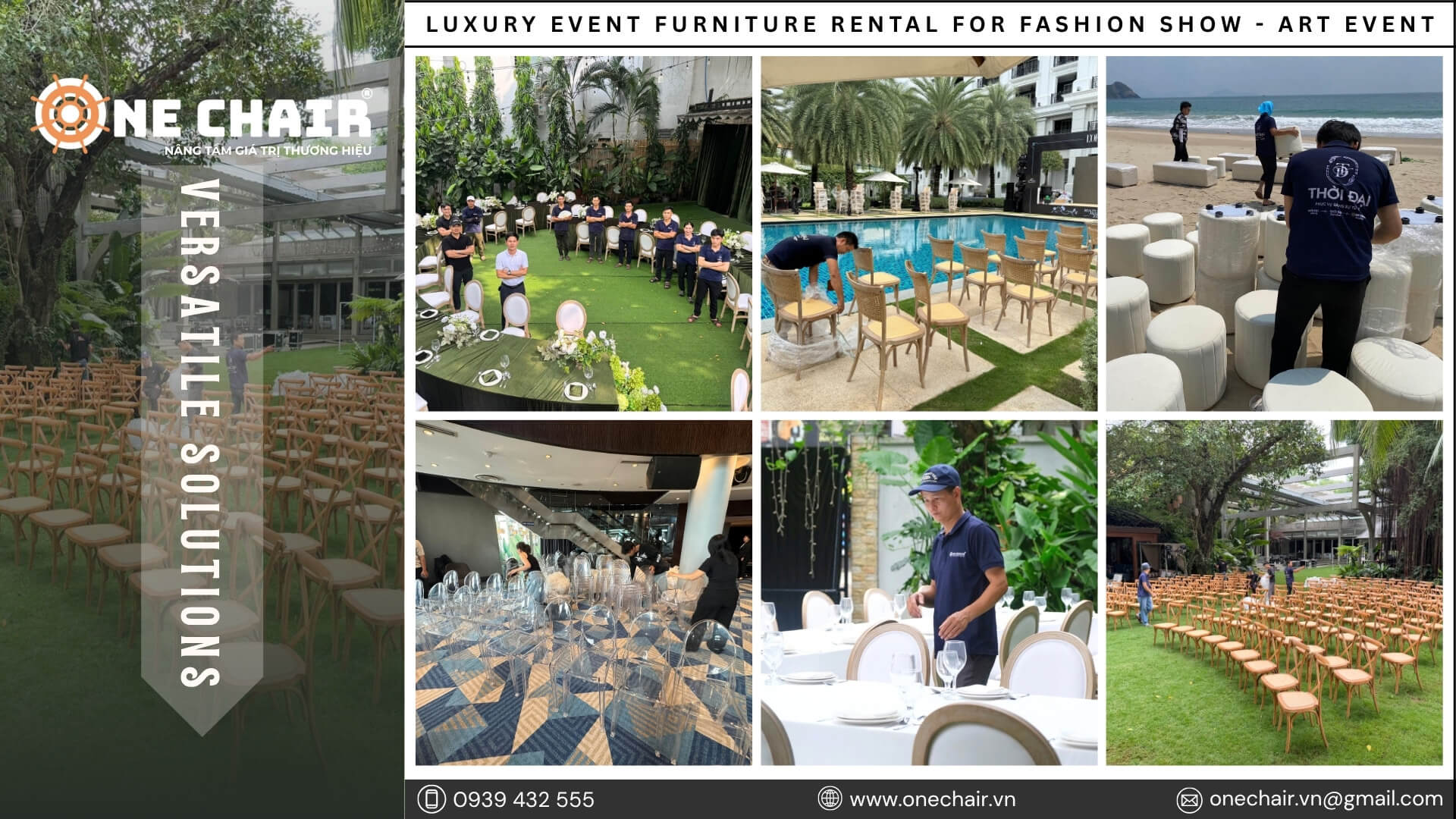 dịch vụ cho thuê bàn ghế cao cấp cho sự kiện Fashion show, runway tại TP.HCM 2