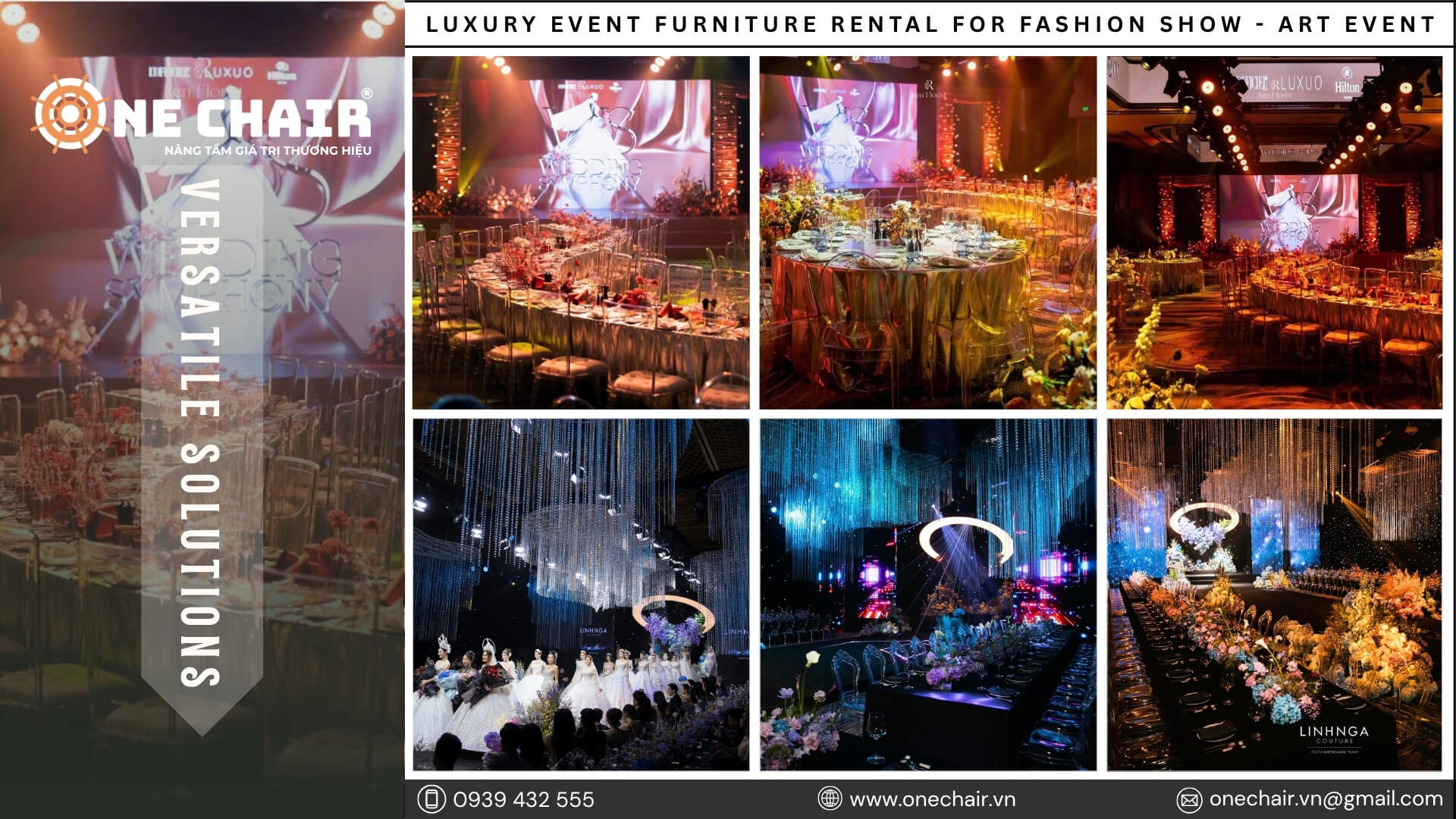 thuê bàn ghế trọn gói cho sự kiện fashion show tại tphcm 4