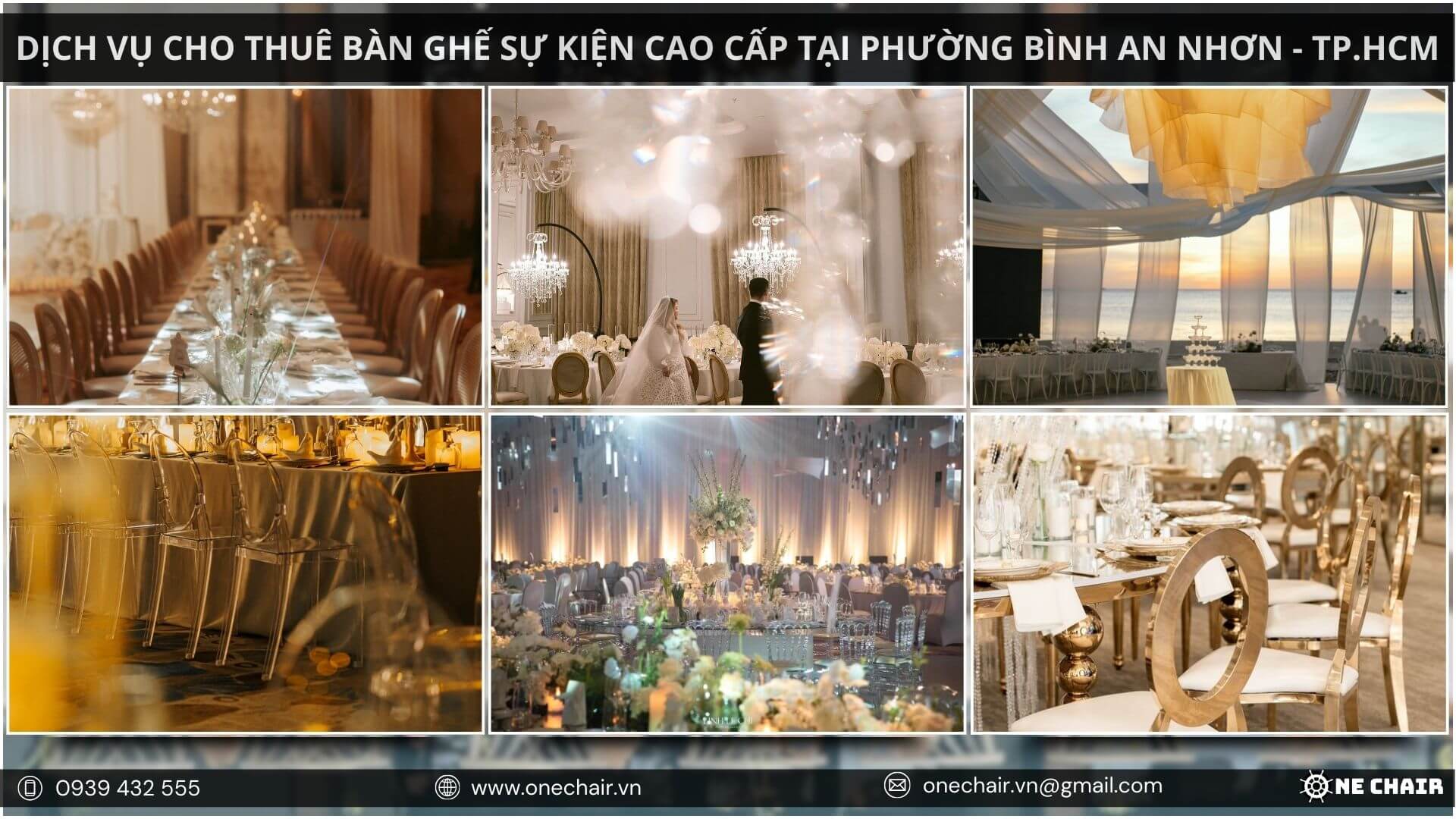 Hình 19: One Chair – Đối tác đáng tin cậy của các planner hàng đầu tại Thành phố Hồ Chí Minh.