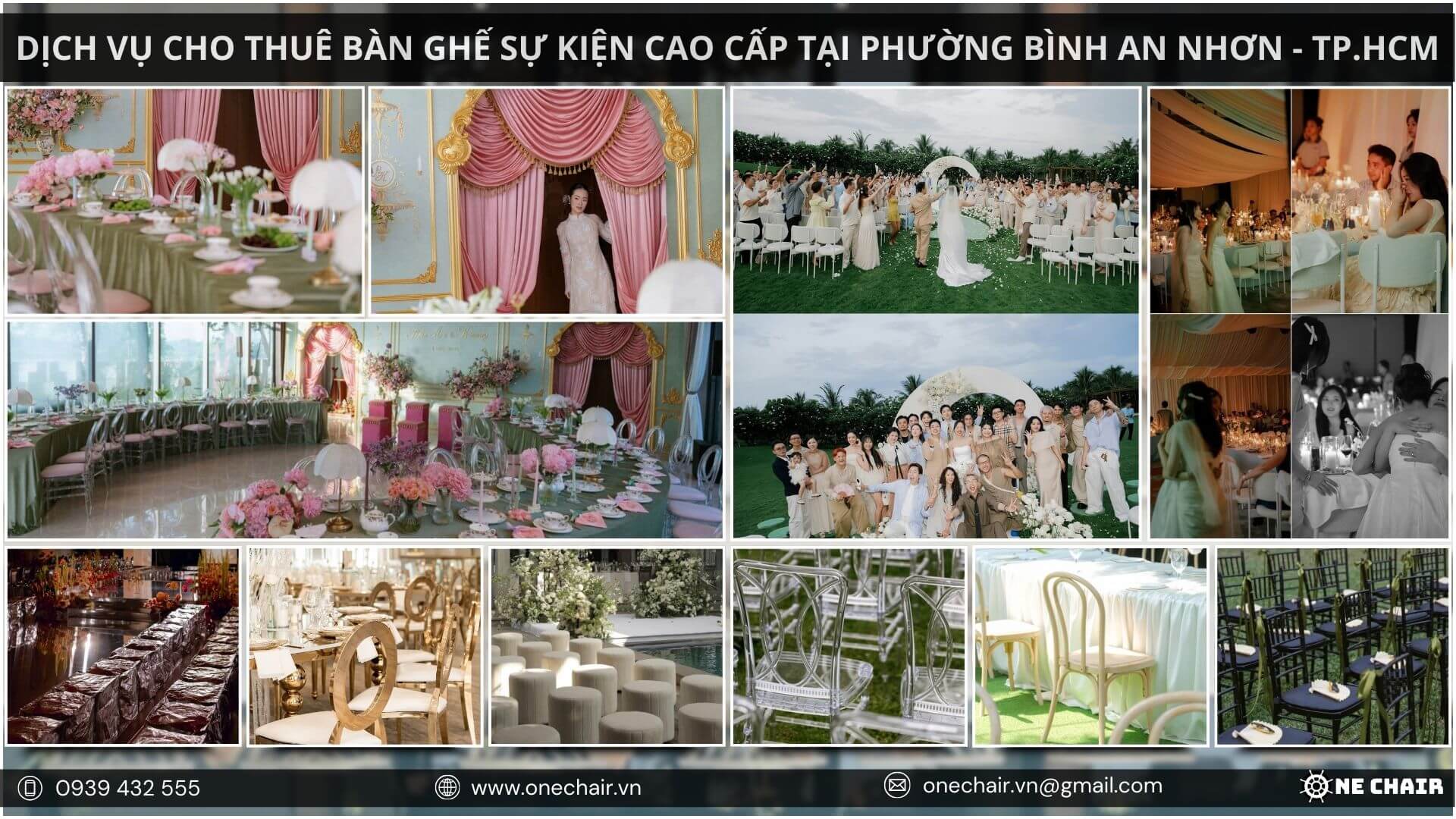 Hình 1: Dịch vụ cho thuê bàn ghế sự kiện cao cấp tại Quận Gò Vấp, Thành phố Hồ Chí Minh.