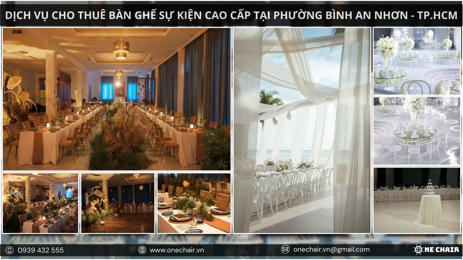 Hình 3: One Chair nâng tầm không gian sự kiện bằng những thiết kế độc đáo và nghệ thuật.