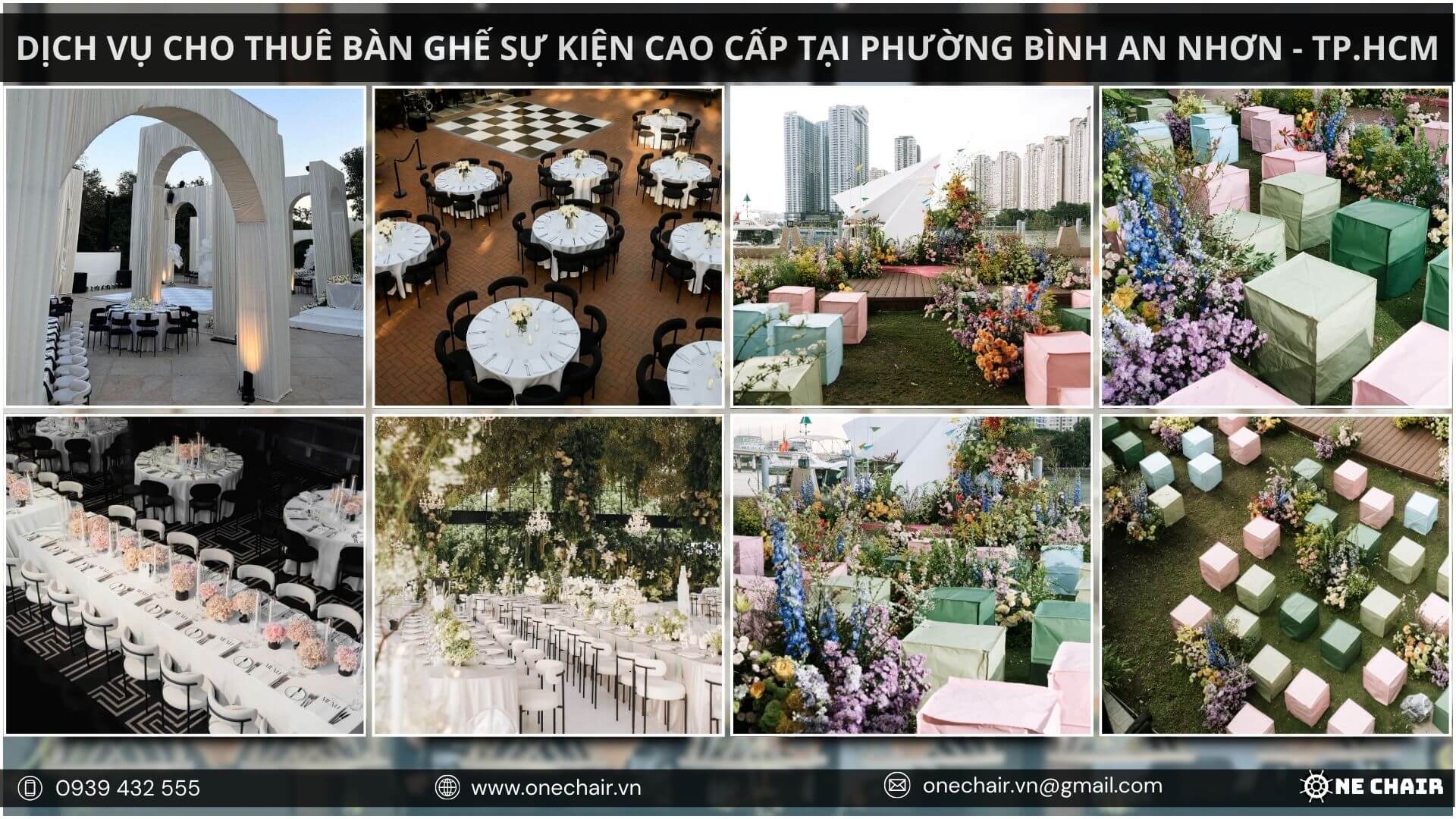 Hình 5: One Chair tạo nên giá trị khác biệt cho mọi sự kiện với sự linh hoạt và sáng tạo.