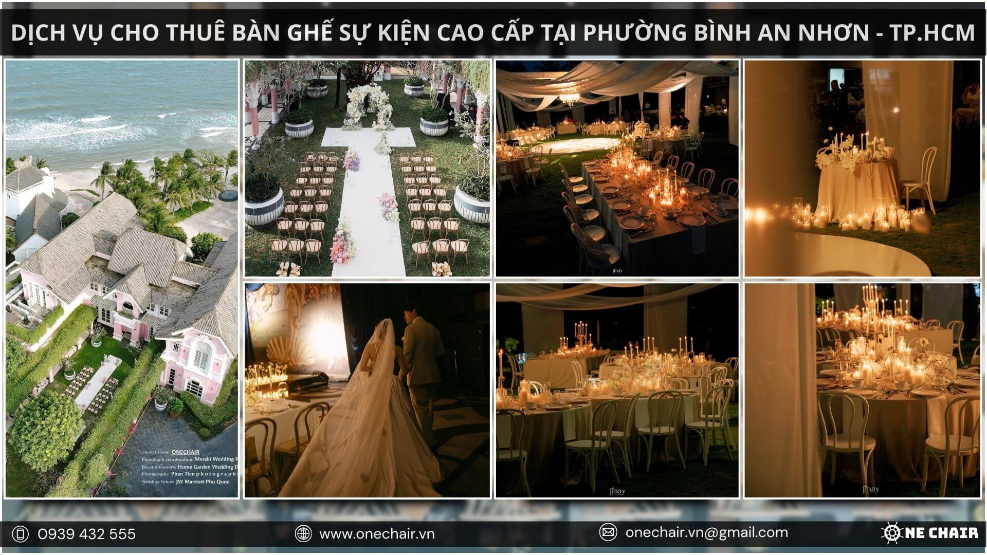 Hình 9: Ghế sự kiện phong cách Vintage mang lại cảm giác hoài niệm và lãng mạn.