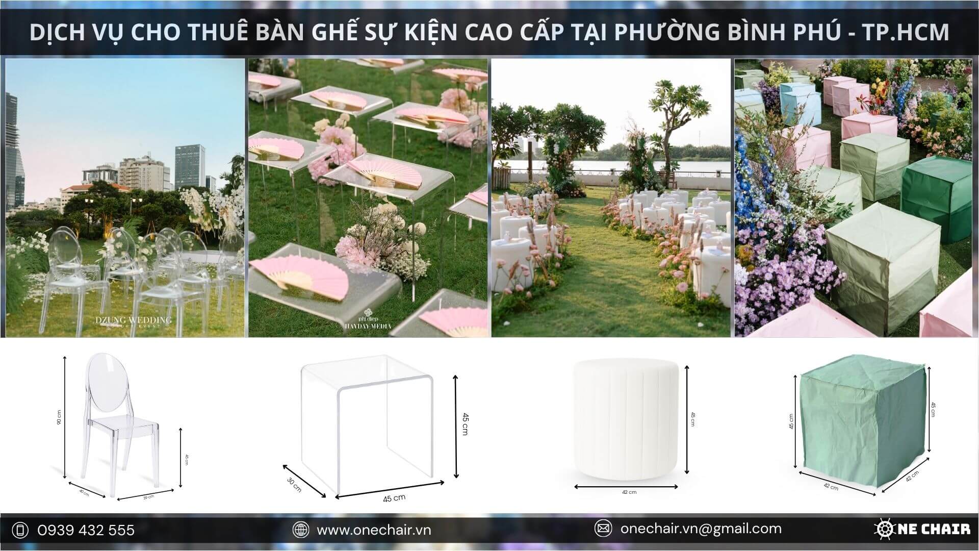 Ghế sự kiện hiện đại của One Chair