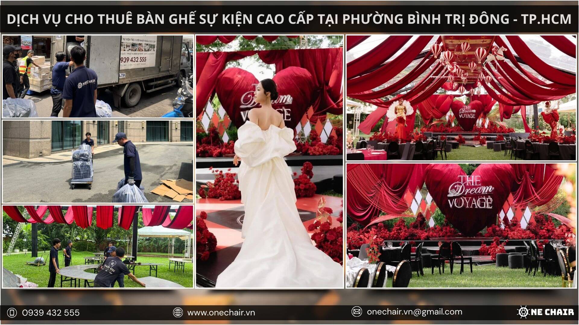 Hình 13: One Chair cung cấp dịch vụ trọn gói giúp tinh gọn quy trình tổ chức sự kiện tại Thành Phố Hồ Chí Minh.