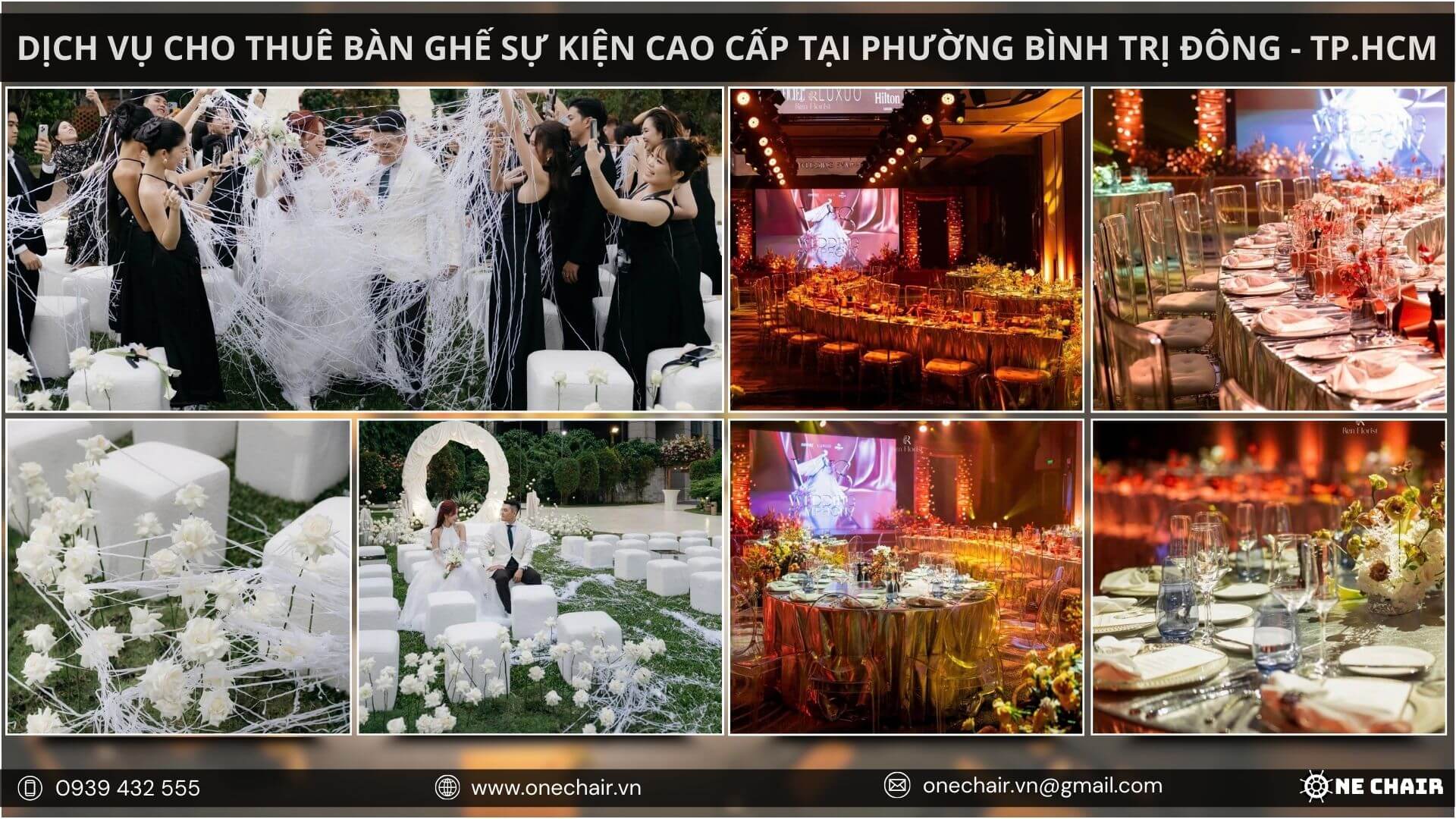 Hình 22: Liên hệ One Chair để kiến tạo không gian sự kiện đẳng cấp tại Thành phố Hồ Chí Minh.