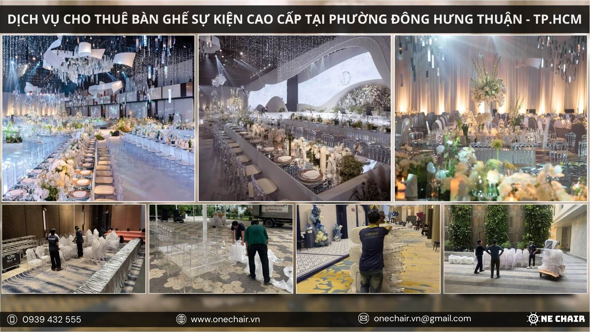 Đội ngũ chuyên gia nội thất sự kiện One Chair kiên tạo không gian sự kiện tại TP.HCM