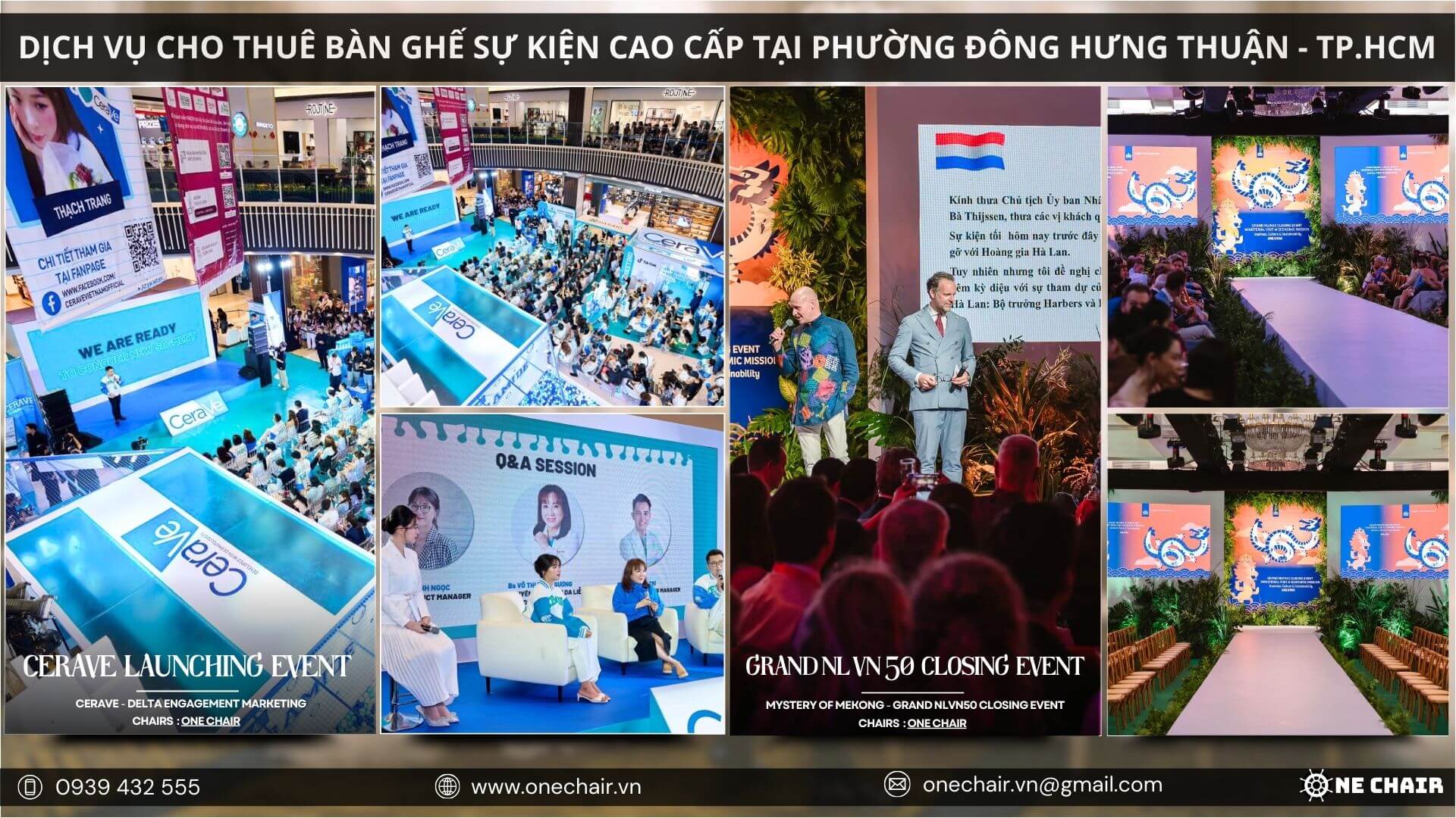 Ghế sự kiện dành cho talkshow tại TP.HCM