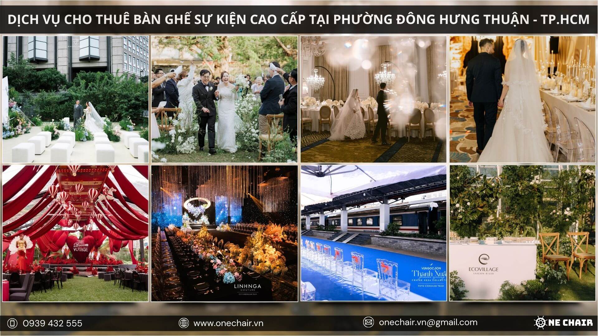 One Chair mang lại giá trị khác biệt cho mỗi sự kiện tại TP.HCM