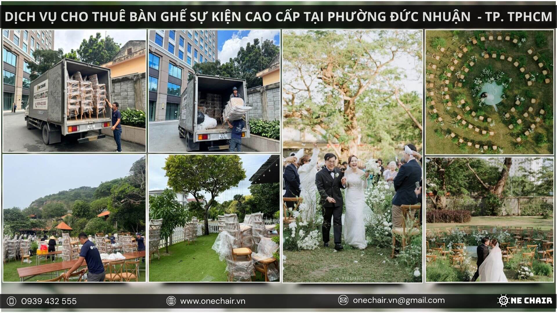 Hình 13: Đội ngũ chuyên gia của One Chair tư vấn và hỗ trợ tận tâm cho sự kiện tại TP.Hồ Chí Minh.
