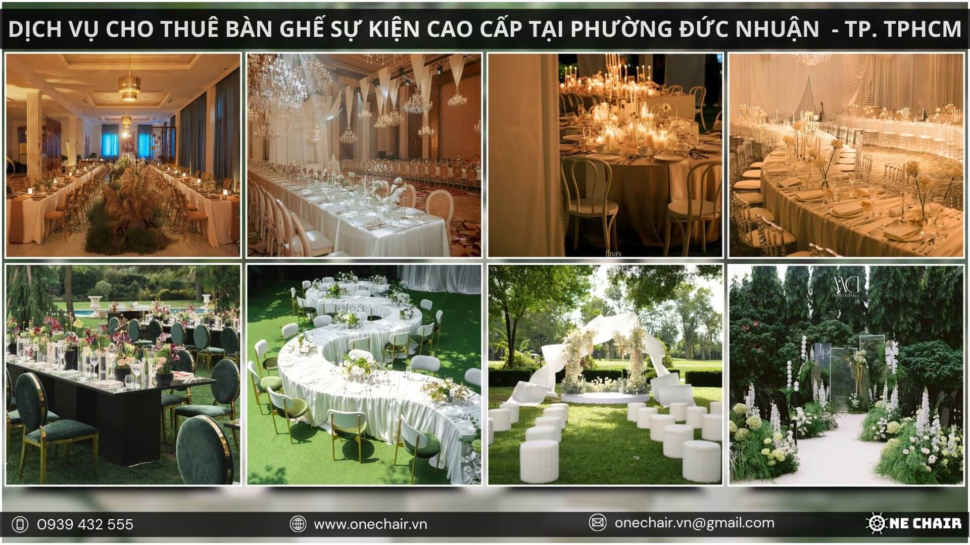 Hình 3: Sản phẩm bàn ghế đa dạng, đáp ứng mọi yêu cầu concept