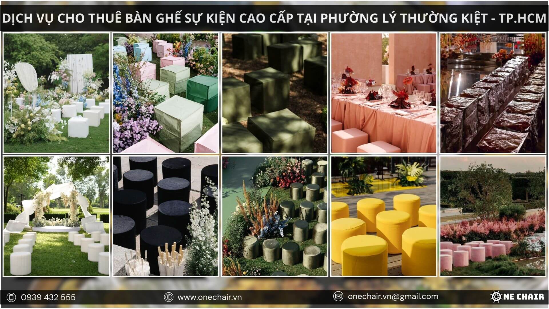 Hình 11: Ghế sự kiện Don, mang đến sự linh hoạt và tiện lợi tối đa cho các sự kiện.