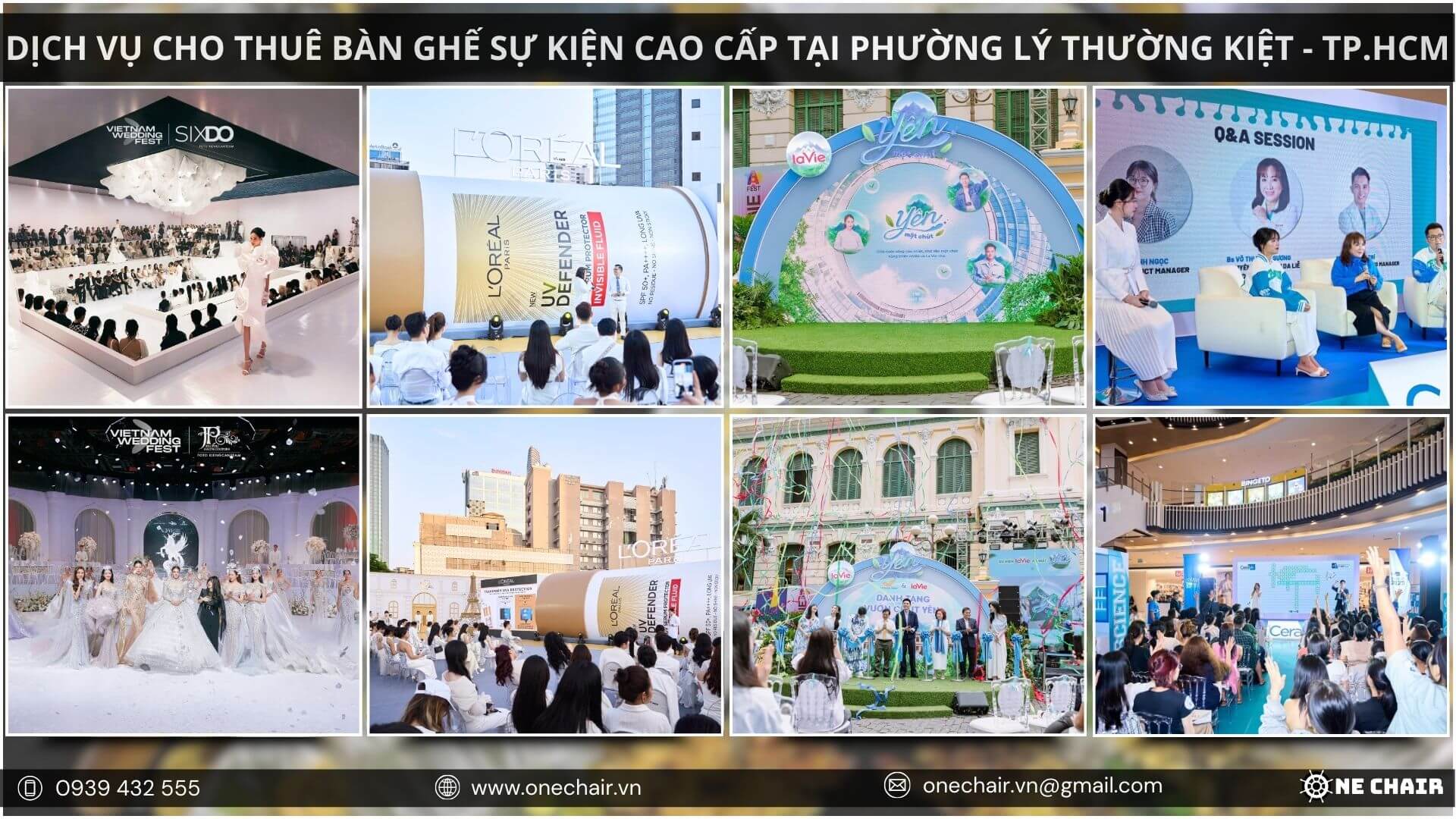 Hình 18: Bàn ghế độc đáo cho sự kiện chuyên nghiệp tại Thành phố Hồ Chí Minh.