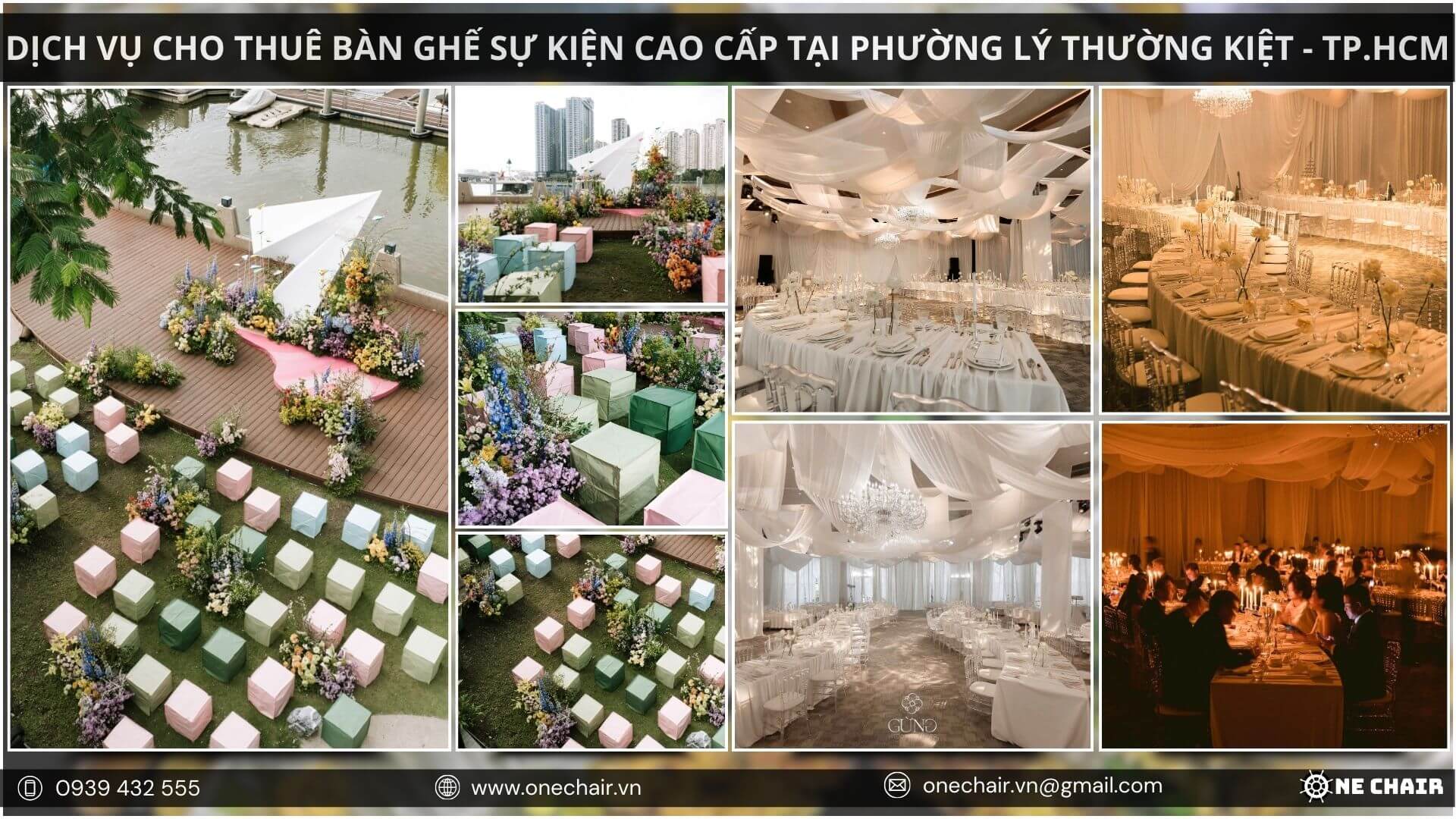 Hình 3: One Chair cung cấp giải pháp nội thất sự kiện chuyên nghiệp tại Thành phố Hồ Chí Minh.