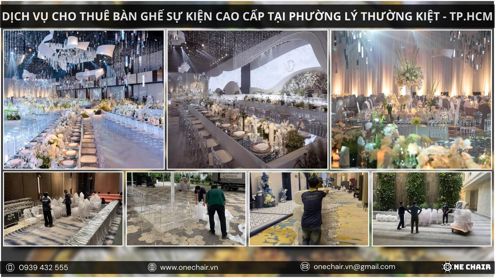 Hình 5: Đội ngũ One Chair tận tâm, chuyên nghiệp trong dịch vụ cho thuê bàn ghế sự kiện tại Thành phố Hồ Chí Minh.