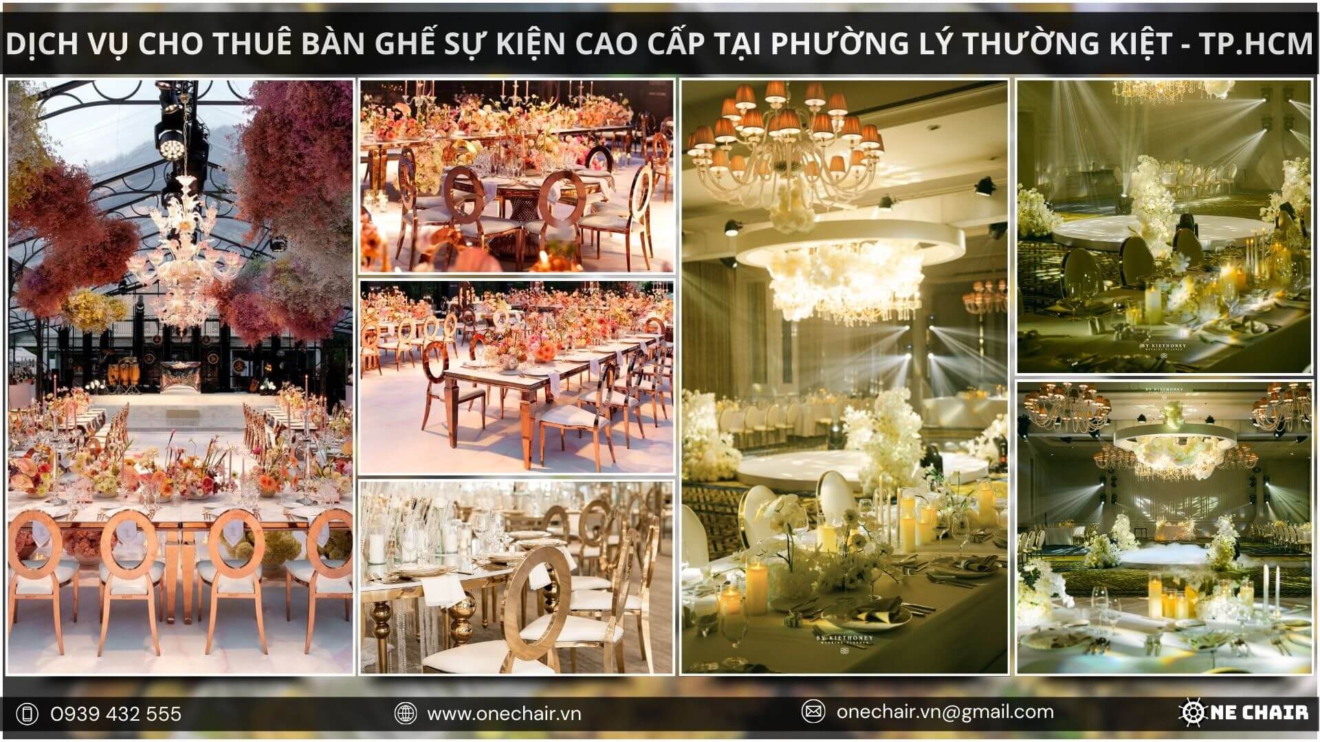 Hình 9: Ghế sự kiện Luxury, quý phái, nâng tầm không gian sự kiện cao cấp