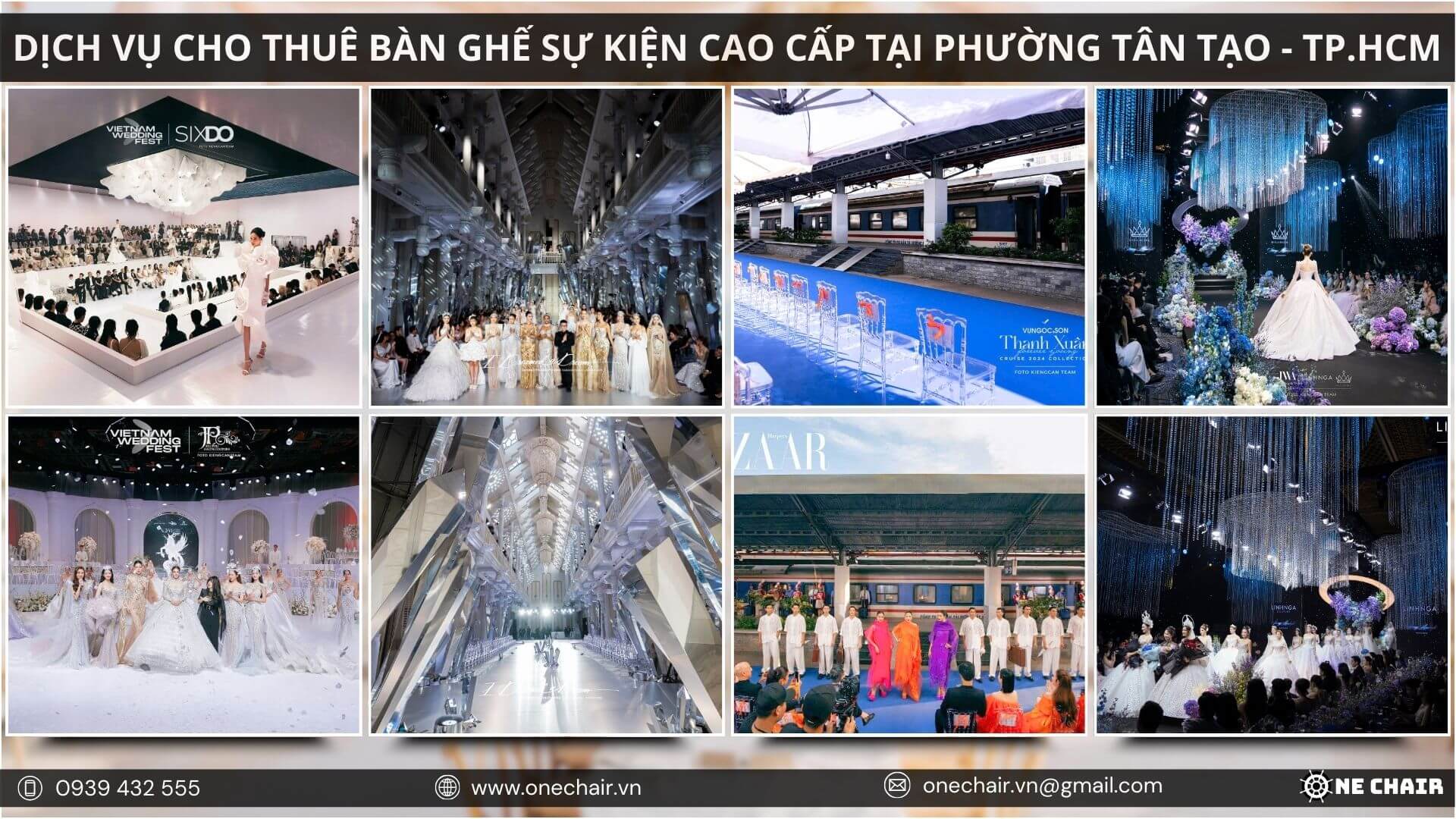 Hình 7: Nội thất sự kiện thời trang cao cấp tại quận Bình Tân.